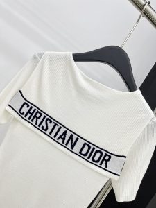 DIOR一比一高仿精品衣服 純棉針織上衣開衫短袖