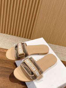 DIOR頂級高仿原單女款真皮涼鞋