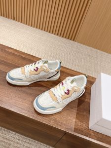 DIOR復刻高仿女款真皮運動鞋 原版tpu大底