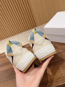 DIOR復刻高仿女款真皮運動鞋 原版tpu大底