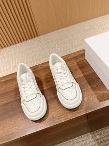 DIOR高仿one系列小白鞋女款真皮鞋 一比一付款