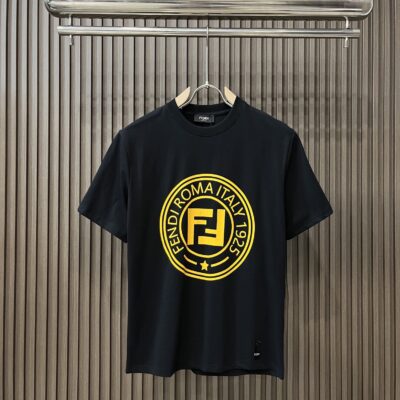 高品質Fendi原單頂級面料最高版本時尚潮流短袖T恤 男裝