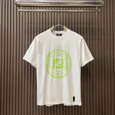 高端復刻Fendi芬迪一比一專櫃同步短袖T恤純棉短袖男裝