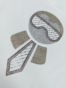 Fendi高仿原單短袖T恤 老佛爺logo圖案設計 純棉找男裝