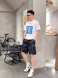 專櫃同步 男女同款 高仿芬迪Fendi五分休閒褲 短褲 男裝