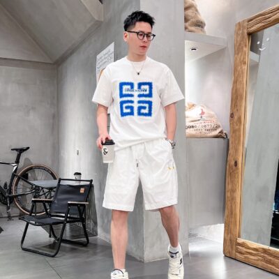 頂級原單Fendi芬迪男裝休閒五分褲短褲男裝 白色褲子