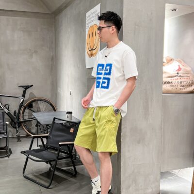 高仿芬迪Fendi短褲夏季新品五分褲休閒褲子