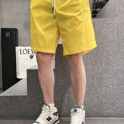 頂級A貨Fendi高仿休閒短褲 黃色