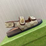 情侶款 一比一Gucci經典老花補鞋涼鞋 超級氧氣