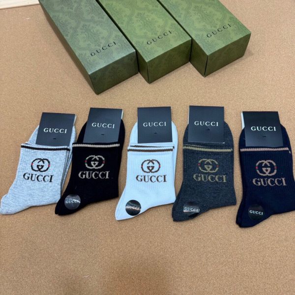 高仿Gucci新品男女可用時尚襪子純棉防臭