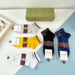 Gucci一比一純棉襪子 一盒五雙