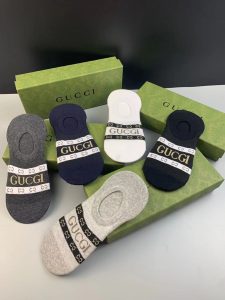 Gucci高仿隱形襪子 一盒五雙