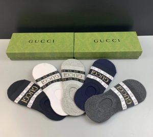 Gucci高仿隱形襪子 一盒五雙