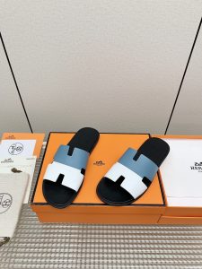 高端騷氣設計頂級專櫃同步愛馬仕Hermes原單鞋子男裝涼鞋