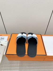 高端騷氣設計頂級專櫃同步愛馬仕Hermes原單鞋子男裝涼鞋