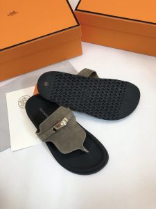 經典設計愛馬仕Hermeschypre涼鞋高仿進口混合羊皮 男女同款