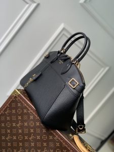 M22914 黑色 Louis Vuitton真皮手提袋 高仿精品包包