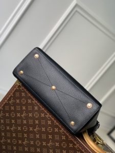 M22914 黑色 Louis Vuitton真皮手提袋 高仿精品包包