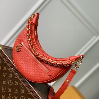 M22594牛皮皮革 Loop手袋 LV頂級高仿包包