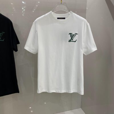 頂級高仿2024Louis Vuitton圓領短袖T恤