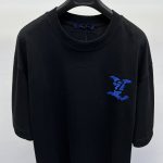 藍色雲朵頂級高仿LV精品衣服 官網同步短袖純棉T恤