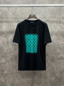 頂級男裝奢侈品路易威登高仿LV精品圓領短袖T恤