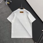 頂級高仿路易威登LV印花純棉圓領短袖T恤 夏季新品