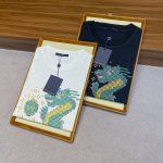 頂級奢侈品服裝歐美大牌高仿LV春夏新品純棉圓領短袖T恤