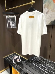 2024春夏新品 透氣吸汗高仿 LV路易威登純棉短袖T恤 男裝