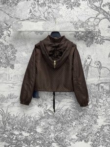 路易威登高仿LV盤棋格連帽薄款外套防曬服男女同款