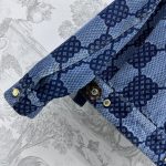 Louis Vuitton2024新品高仿盤棋格外套全棉材質翻領格子外套