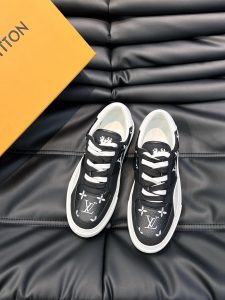 新品男裝原單LV運動休閒鞋 黑色