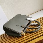 複刻普拉達包包 中號Prada Galleria Saffiano皮革手袋 殺手包 灰色