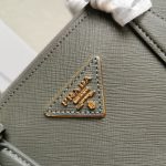複刻普拉達包包 中號Prada Galleria Saffiano皮革手袋 殺手包 灰色