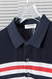 高仿服裝Thom Browne2024針織翻領短袖Polo衫