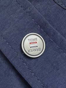 ThomBrowne TB 2024高仿長袖襯衫藍色
