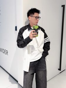 THOMBROWNETB撞色設計男裝高仿衣服長袖襯衣