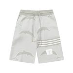 Thom Browne2024新品針織灰色原單褲子