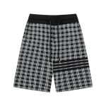 Thom Browne 2024經典格子高仿男裝短褲