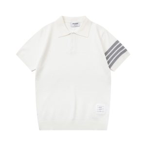 Thom Browne 湯姆佈朗針織翻領Polo衫短袖官網同步
