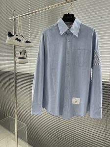 頂級高仿特姆佈朗純棉襯衣男裝襯衫