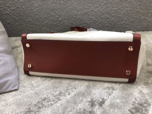 原單VALENTINO華倫天奴包包 帆布款購物袋 VLTN GARAVANI 小號帆布托特包 棕色