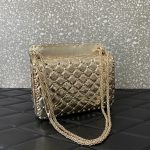 原單複刻VALENTINO華倫天奴包包 ROCKSTUD SPIKE中號軟牛革手袋 金色
