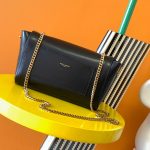 専櫃複刻YSL聖羅蘭包包 kate正反兩用麂皮&平紋牛皮手袋22cm