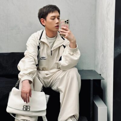 一比一高仿balenciaga巴黎世家 BB Soft牛皮革大號翻蓋包斜挎單肩包 黑色