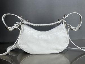 専櫃1比1 balenciaga巴黎世家 LE CAGOLE加小號單肩包 油蠟白