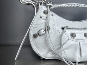 専櫃一比一 balenciaga巴黎世家 LE CAGOLE小號單肩包 油蠟白
