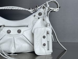 専櫃一比一 balenciaga巴黎世家 LE CAGOLE小號單肩包 油蠟白