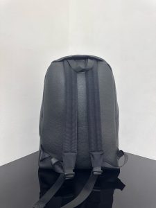 一比一原單BALENCIAGA巴黎世家包包 Everyday黑色柔滑雙層牛皮革雙肩包 大號