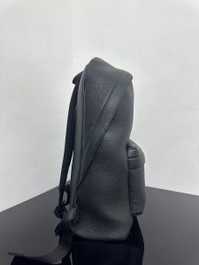 一比一原單BALENCIAGA巴黎世家包包 Everyday黑色柔滑雙層牛皮革雙肩包 大號